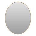 Medium Gold Finish Oval Wall Mirror | Helen