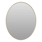 Medium Gold Finish Oval Wall Mirror | Helen