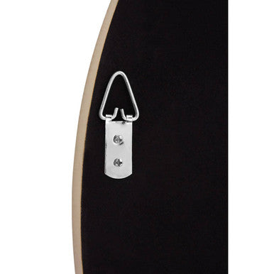 Medium Gold Finish Oval Wall Mirror | Helen