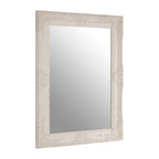 Como White Ornate Wall Mirror