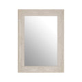 Como White Ornate Wall Mirror