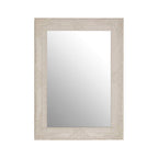 Como White Ornate Wall Mirror