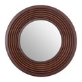 Concentric Frame Round Wall Mirror | Cocoa