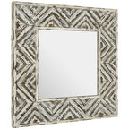 Rustic Chevron Wall Mirror | Lombok