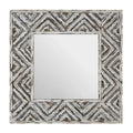 Rustic Chevron Wall Mirror | Lombok