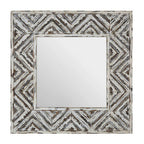 Rustic Chevron Wall Mirror | Lombok