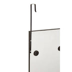 Over Door Grey Plastic Frame Mirror | Mize