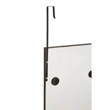 Over Door Grey Plastic Frame Mirror | Mize