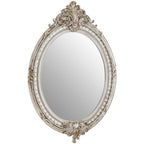 Champagne Oval Framed Wall Mirror | Juliet