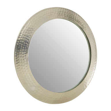 Pewter Finish Wall Mirror | Templar