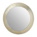 Pewter Finish Wall Mirror | Templar