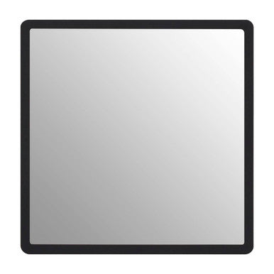 Large Black Wall Mirror with Gold Edge | Trosa