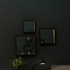 Large Black Wall Mirror with Gold Edge | Trosa