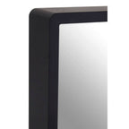 Large Black Wall Mirror with Gold Edge | Trosa