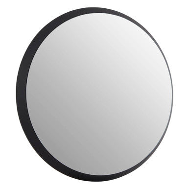 Round Medium Black Wall Mirror | Athena