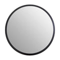 Round Medium Black Wall Mirror | Athena