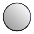 Round Medium Black Wall Mirror | Athena