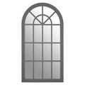Antique Grey Arched Window Wall Mirror | Hawthorne