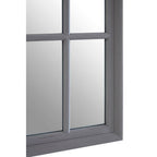 Antique Grey Arched Window Wall Mirror | Hawthorne