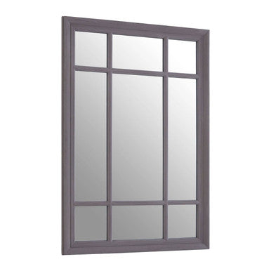 Antique Grey Finish Wall Mirror | Hawthorne