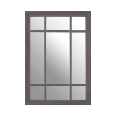 Antique Grey Finish Wall Mirror | Hawthorne