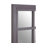Antique Grey Finish Wall Mirror | Hawthorne