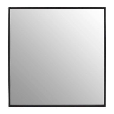 Matt Black Large Square Wall Mirror | Loretta