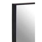 Matt Black Large Square Wall Mirror | Loretta