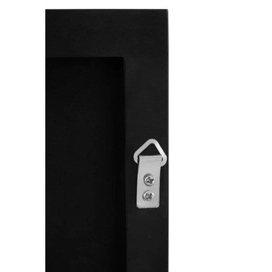 Matt Black Large Square Wall Mirror | Loretta