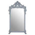 Grey Wall Mirror with Ornate Frame | Gabrieli