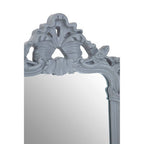 Grey Wall Mirror with Ornate Frame | Gabrieli