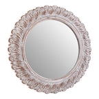 Antique Grey Acanthus Leaf Wall Mirror | Plume