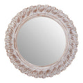 Antique Grey Acanthus Leaf Wall Mirror | Plume