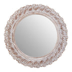 Antique Grey Acanthus Leaf Wall Mirror | Plume