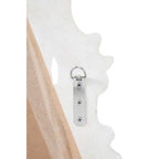 Antique White Rose Crest Wall Mirror | Locatelli