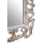 Caracci Antique Grey Fleur-De-Lis Wall Mirror