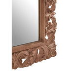 Antique Brown Arc Leaf Wall Mirror | Tristram