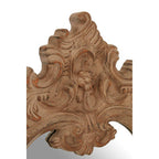 Antique Brown Rococo Design Wall Mirror | Broschi