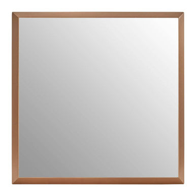 Small Square Gold Finish Wall Mirror | Alchemist