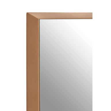 Small Square Gold Finish Wall Mirror | Alchemist