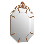 Wall Mirror with Gold Resin Frame | Milana