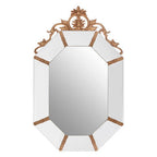 Wall Mirror with Gold Resin Frame | Milana