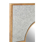 Gold Finish Art Deco Wall Mirror | Zariah