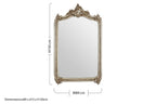 Ornate Champagne Wall Mirror | Adelere