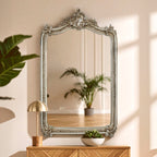 Ornate Champagne Wall Mirror | Adelere