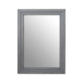 Grey Frame Rectangular Wall Mirror | Henley