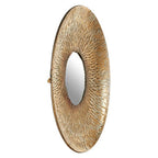 Gold Small Textured Wall Mirror | Faiza