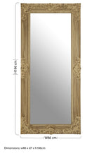 Wooden Frame Wall Mirror | Chloe