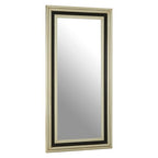 Black and Silver Rectangle Wall Mirror | Camila