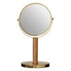Gold Finish Dual Sided Table Mirror | Cassini